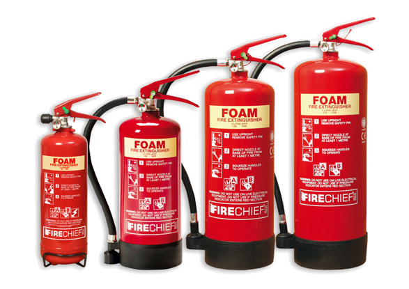 Foam Spray Extinguishers (Fire Class A & B)